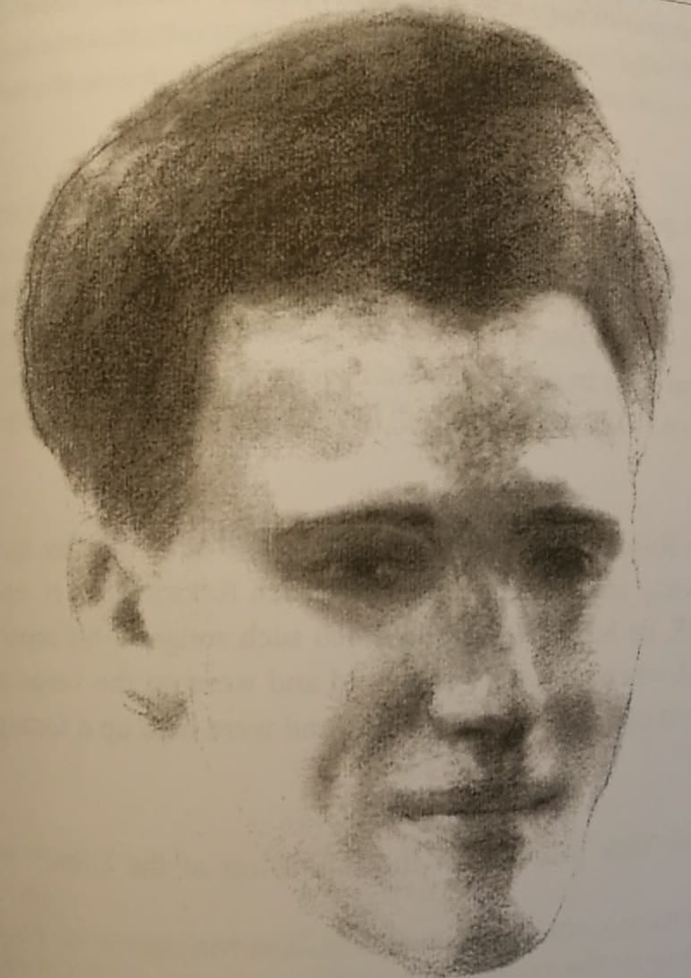 Portrait of Vladimir Resnikoff by Gibran