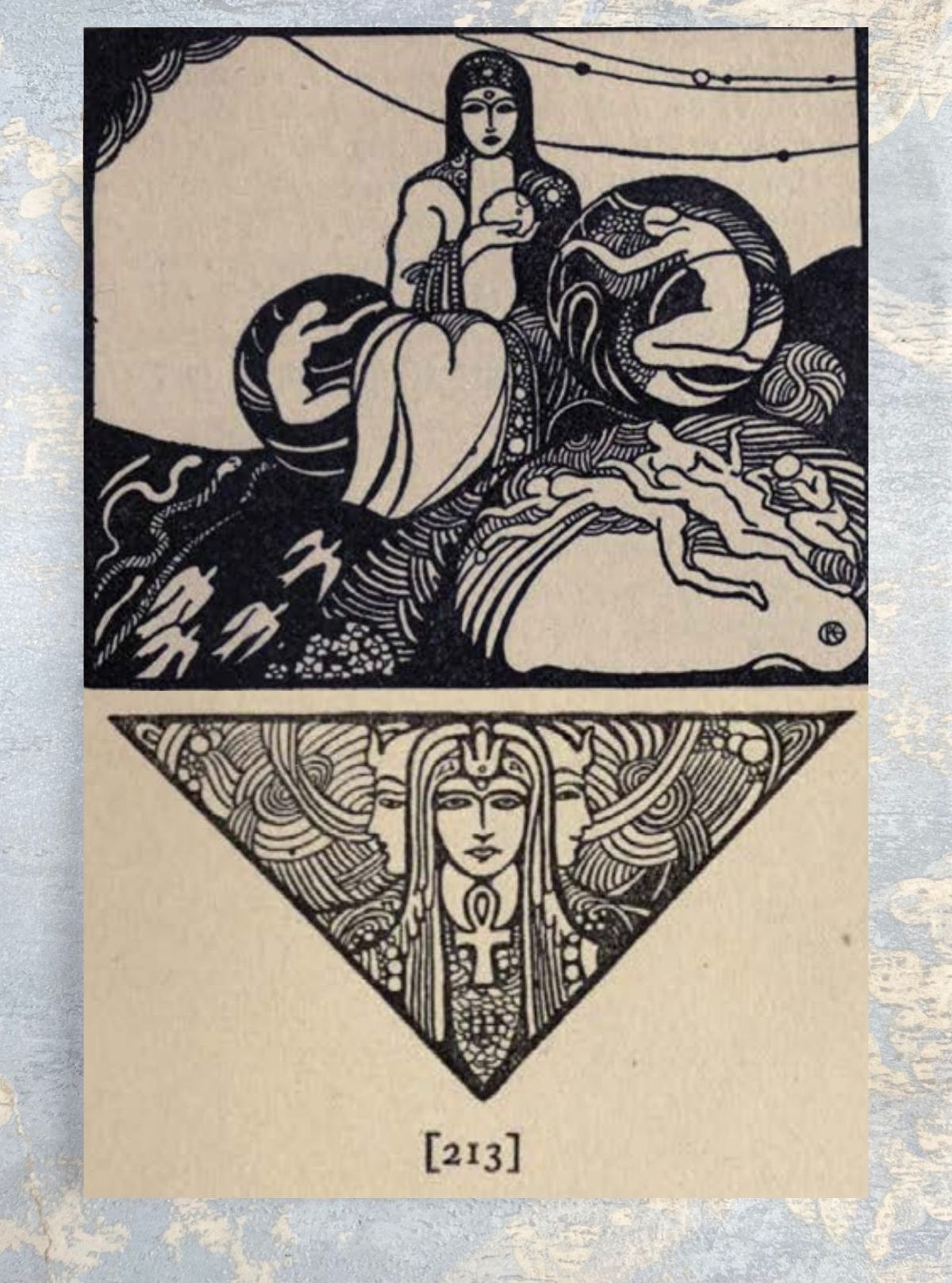 Sketches by Kahlil Gibran for The Book of Khalid — housed at the Rihani Museum