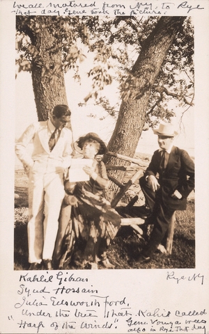 Syud Hossain, Julia Ellsworth Ford and Kahlil Gibran (Julia Ellsworth Collection) 