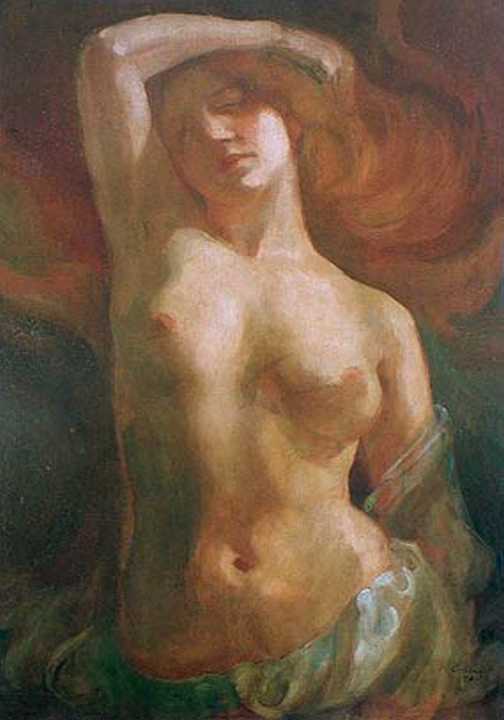 Gibran, The Autumn (Portrait of Rosina), Paris 1909 