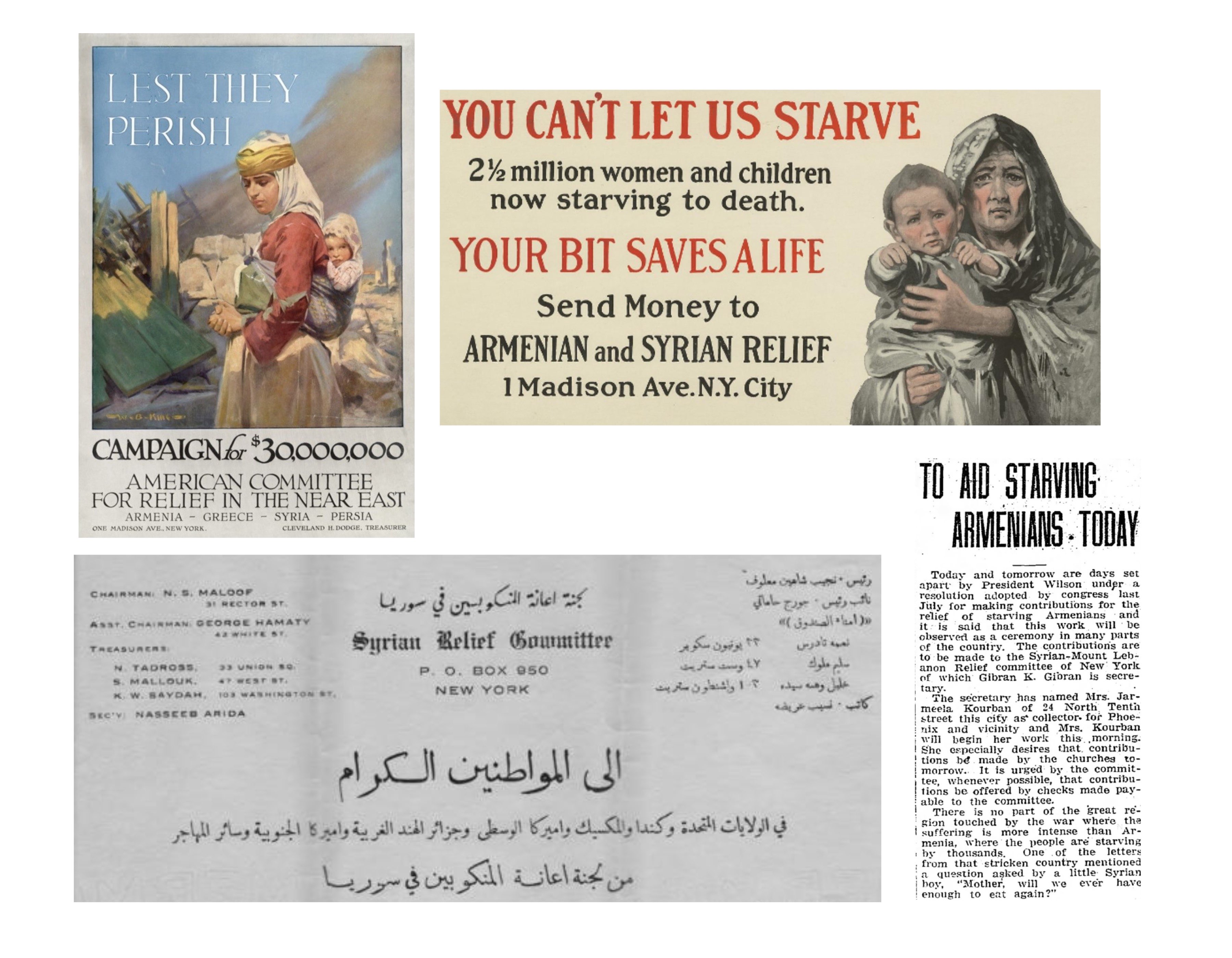 Leaflets- Adverts - News - Official letter head of the Syrian Relief Commitee 