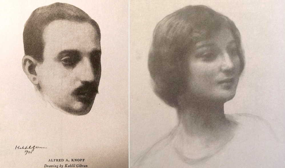 Portrait of Blanche Knopf by Kahlil Gibran — Temple of Arts Series