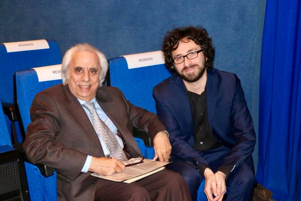 Dr Henri Zoghaib with Francesco Medici United Nations House Beirut 2018