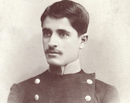 Naimy as a seminarian in Poltava, Ukraine, 1910
