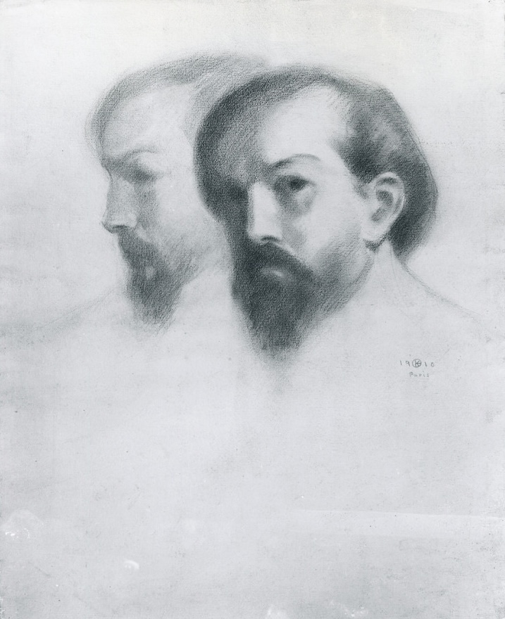 Portrait of Claude Debussy by Kahlil Gibran