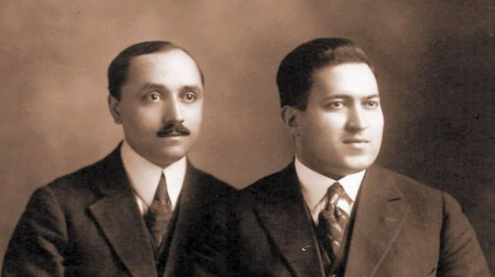 Portrait of Abdul Maseeh Haddad and Naseeb Arida