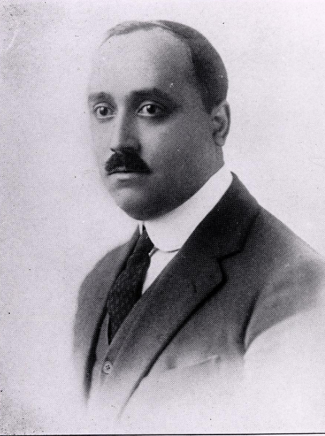 Portrait of Abdulmassih Haddad, editor of As-Sayeh