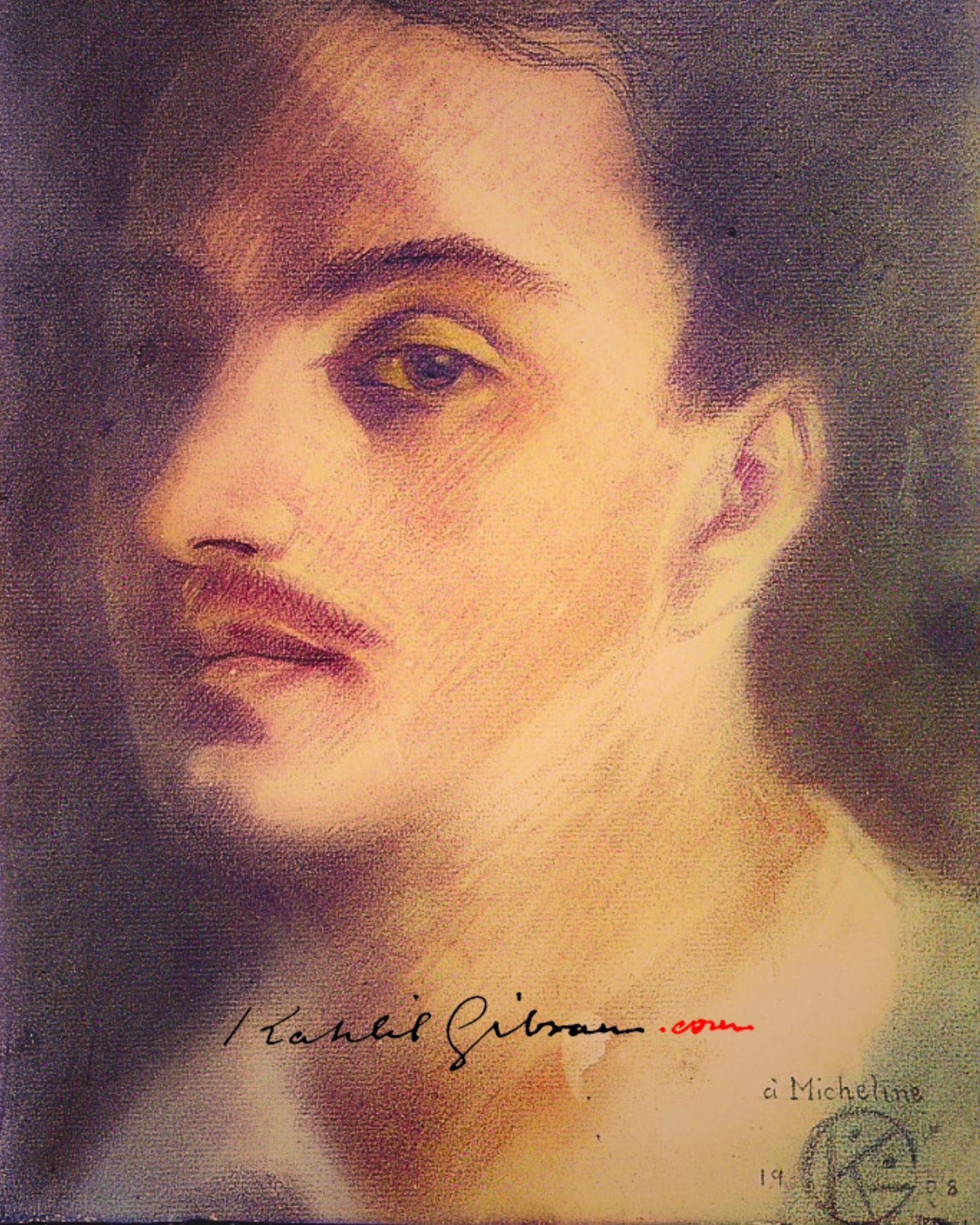 kahlil gibran portrait