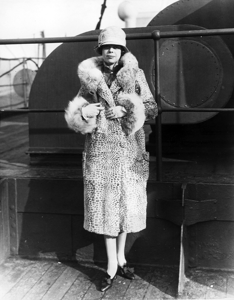 Madeline Mason onboard RMS Berengaria, 1926