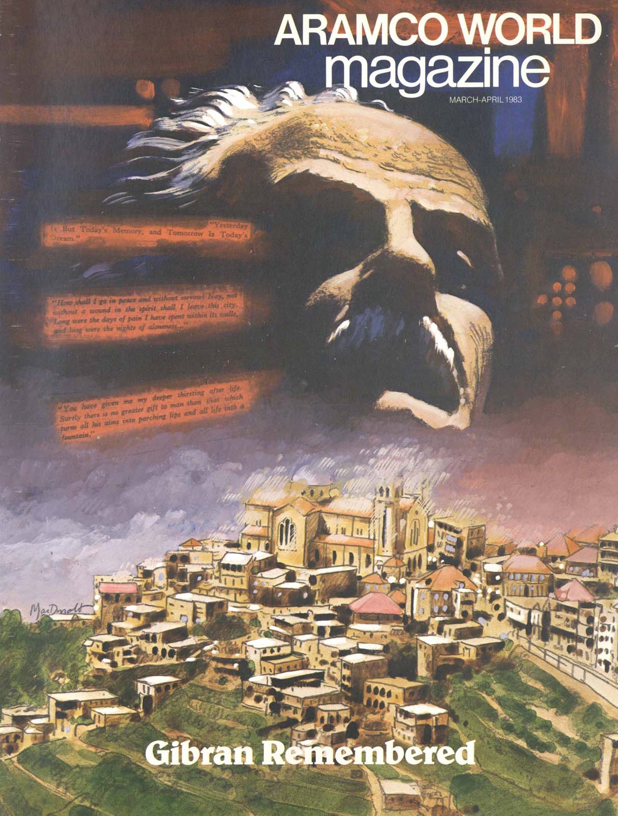 Gibran Remembered, Aramco World Magazine, March-April 1983.